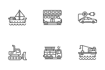 Vehicles Icon Pack