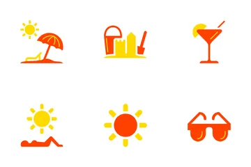 Hora de verano Paquete de Iconos