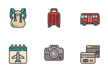 Viajar Paquete de Iconos