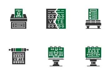 Eleições de votação Pacote de Ícones