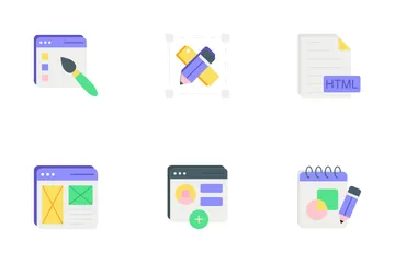 Web Design And Development Icon Pack