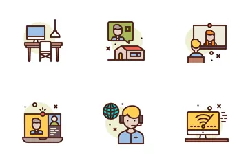 Work From Home Icon Pack