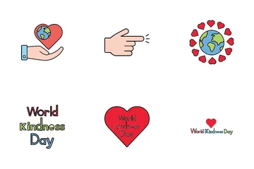 World Kindness Day Icon Pack