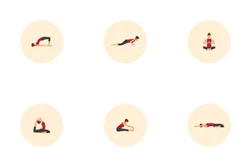 Yoga Poses Icon Pack