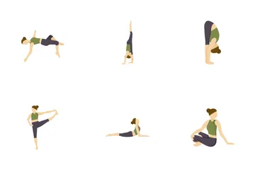 Yoga Poses Icon Pack