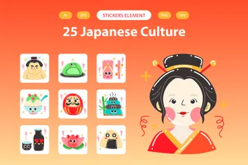 Culture japonaise Pack d'Icônes