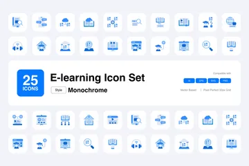 E-Learning Pacote de Ícones