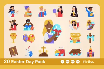 Easter Day Icon Pack