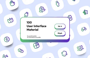 Interface do usuário Vol. 6 Pacote de Ícones