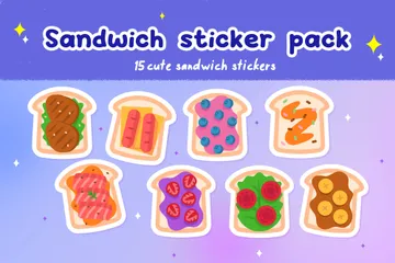 Sándwich Paquete de Iconos