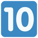 Free 10 Diez Digital Icono