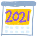 Free Year Calendar Date Calendar Icon