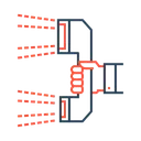Free 3 D、スキャナー、電話 アイコン
