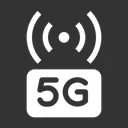 Free 5 G 5 G Netzwerk 5 G Verbindung Symbol