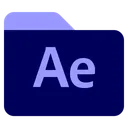 Free Archivo Adobe Aftereffects Aep Aftereffects Icono