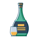 Free Alcohol Bottle Drink Icon