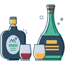 Free Alcohol Bottle Drink Icon