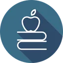 Free Apple Fruit Book Icon