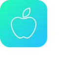 Free Apple Fruit Teaching Icon