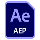 Free Archivo Adobe Aftereffects Aep Aftereffects Icono