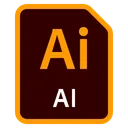 Free Archivo Adobe Illustrator Ai Illustrator Icono