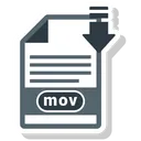 Free Mov Archivo Formato Icono