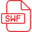 Free Archivo swf  Icono