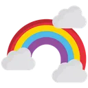 Free Arco Iris Cielo Nube Icono