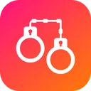 Free Arrest Crime Handcuffs Icon