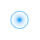 Free Ashoka Chakra Rad Symbol