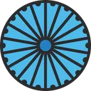 Free Ashoka Chakra Chakra Independence Day Icon