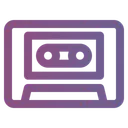 Free Audio Cassette Cassette Cassette Tape Icon