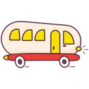 Free Juguete Para Ninos Autobus De Dibujos Animados Vehiculo Icono