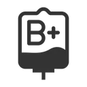 Free B Positive Blood  Icon