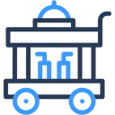 Free Bandeja Servico De Quarto Bandeja De Comida Ícone