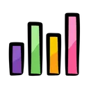 Free Bars Statistic Data Icon