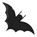 Free Bat  Symbol