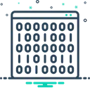 Free Binary Code Data Icon