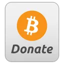 Free Donate Payment Bitcoin Icon