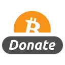 Free Donate Payment Bitcoin Icon