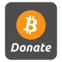 Free Donate Payment Bitcoin Icon