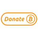 Free Donate Payment Bitcoin Icon