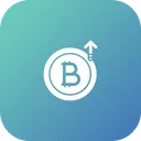 Free Bitcoin price hike  Icon