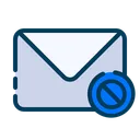 Free Block Message Block Email Block Mail Icône