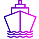 Free Boat Logistic Transportation Icon