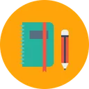 Free Book Folder Pen Icon