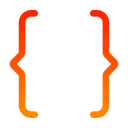 Free 대괄호 코드 코딩 아이콘