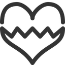 Free Broken Heart Anatomy Icon