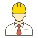 Free Builder Construction Worker Repairman Engineer Man Person アイコン