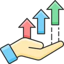 Free Business Growth Bar Chart Growth アイコン